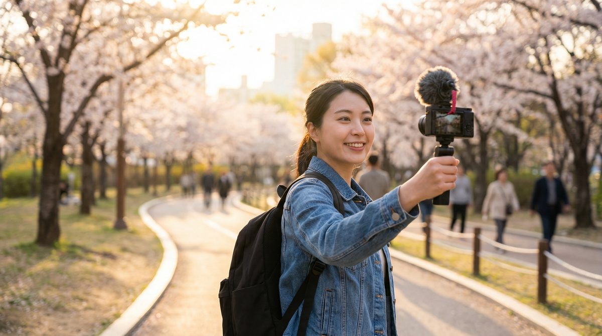 福利姬,户外VLOG视频